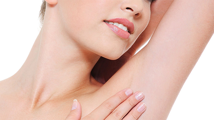 درمان تیرگی زیر بغل