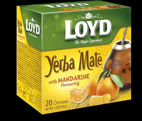 دمنوش گیاهی لوید مدل یربامیت طعم نارنگی